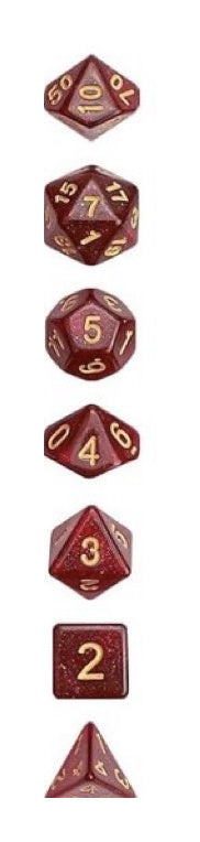 Premium Polyhedral , 6-8pc w/D3 24-7pc