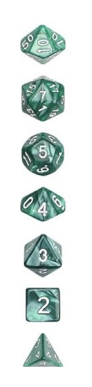 Premium Polyhedral , 6-8pc w/D3 24-7pc