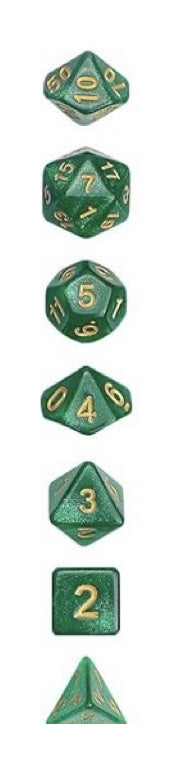 Premium Polyhedral , 6-8pc w/D3 24-7pc