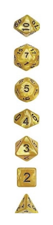 Premium Polyhedral , 6-8pc w/D3 24-7pc