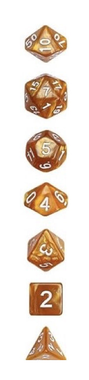 Premium Polyhedral , 6-8pc w/D3 24-7pc