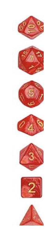 Premium Polyhedral , 6-8pc w/D3 24-7pc