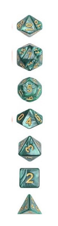 Premium Polyhedral , 6-8pc w/D3 24-7pc