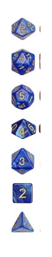 Premium Polyhedral , 6-8pc w/D3 24-7pc