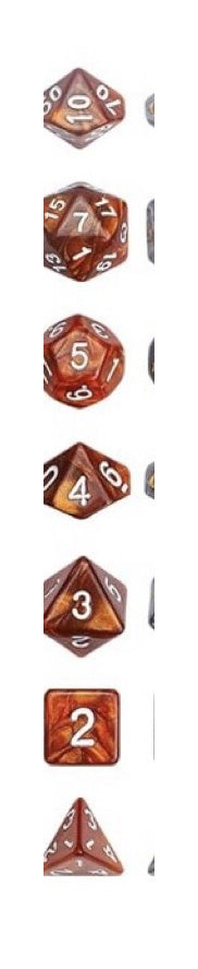 Premium Polyhedral , 6-8pc w/D3 24-7pc