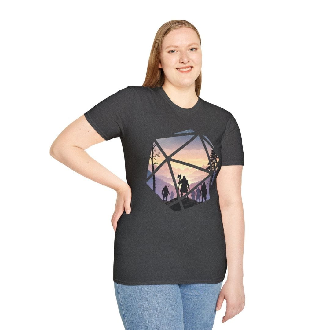 D&D D20 Landscape T-shirt